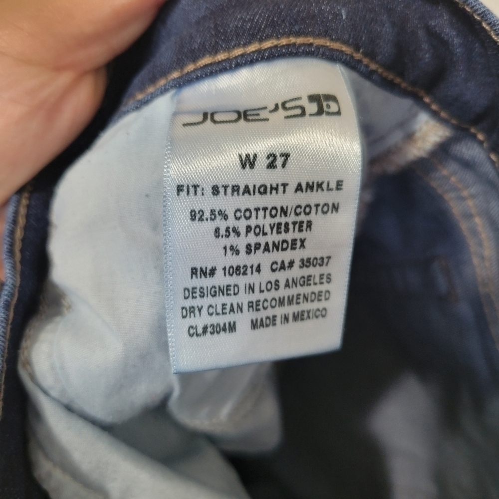Joe's Jeans Katy Straight Ankle Jean Size 27 - Picture 10 of 11